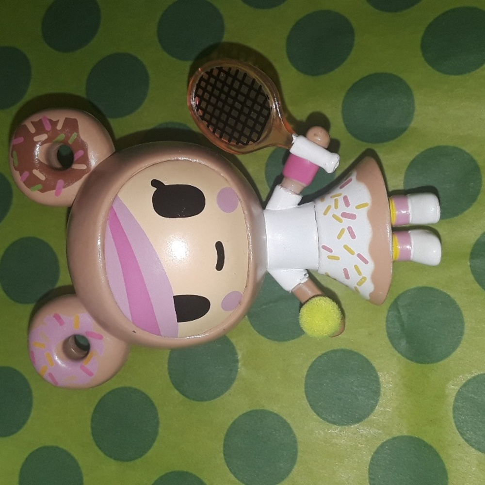 Tokidoki All Star Champs collectible figure Tennis player Donutella blind box